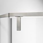 Душевой уголок Слим-Н (Slim-N) Vincea VSP-4SN100CLBN, 1000*1000, брашированный никель, стекло прозрачное