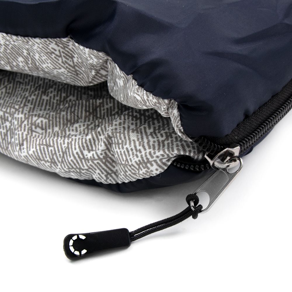 Спальный мешок-одеяло&quot;СЛЕДОПЫТ-Camp&quot;,200х75см,±5%,до 0С, утеп.термоф 300г/м2, цв.темно-синий/5/