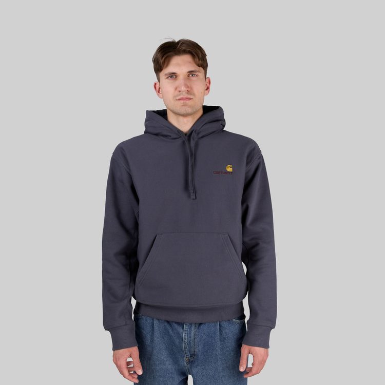 Толстовка мужская Carhartt WIP Hooded American Script артикул:I028279_zeus - купить в магазине Дайс