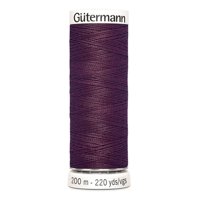 01 Нить Sew-All 100/200 м для всех материалов, 100% полиэстер Gutermann 748277 (517 маргеланская слива)