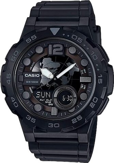 Мужские наручные часы Casio AEQ-100W-1B