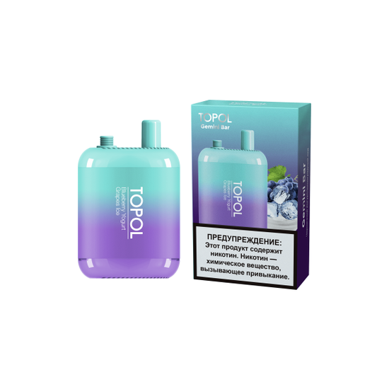 TOPOL Blueberry Yogurt/ Grapes Ice/ Черничный йогурт виноград со льдом