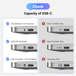 Конвертер USB 3.1 Type C на DisplayPort, 8K@60Hz, UGREEN 15575