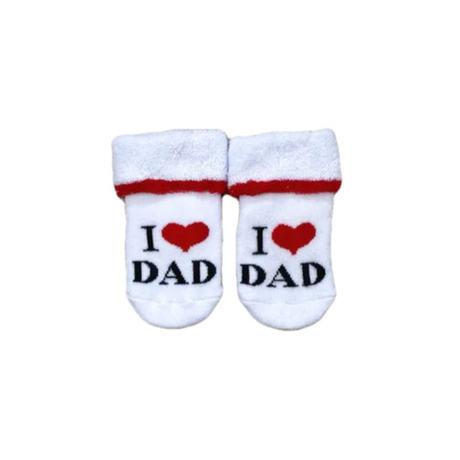 Носки махровые "I ♡ DAD"