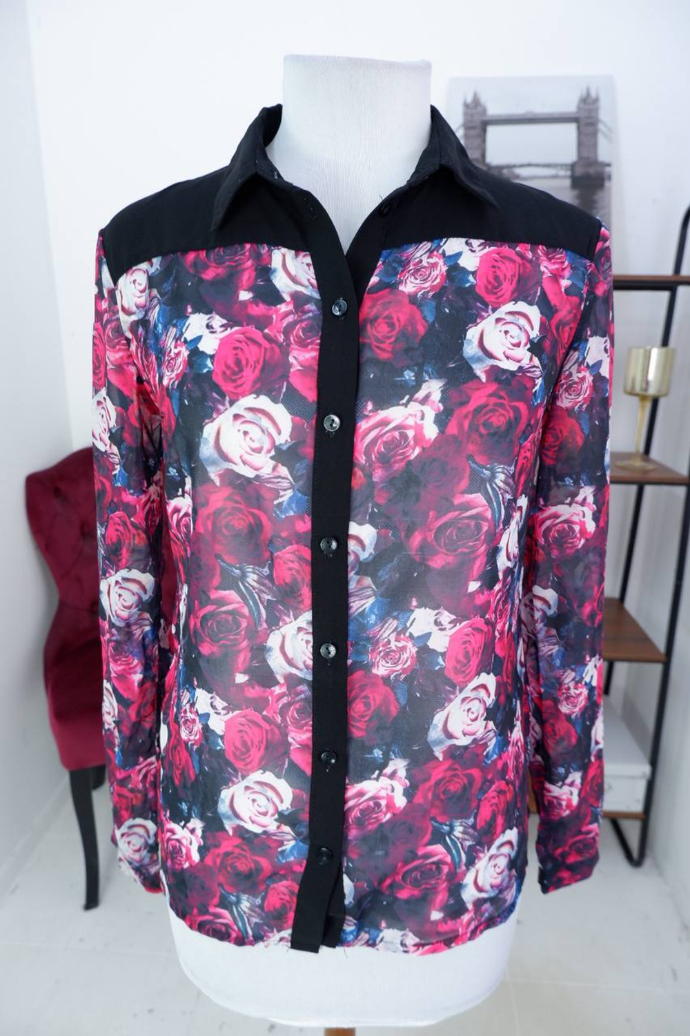 Блузка Savage для стильного образа, маркировка 42, визуально на 44/46 размер