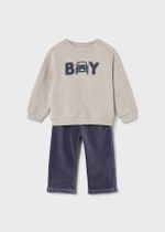 толстовка с вельветовыми брюками