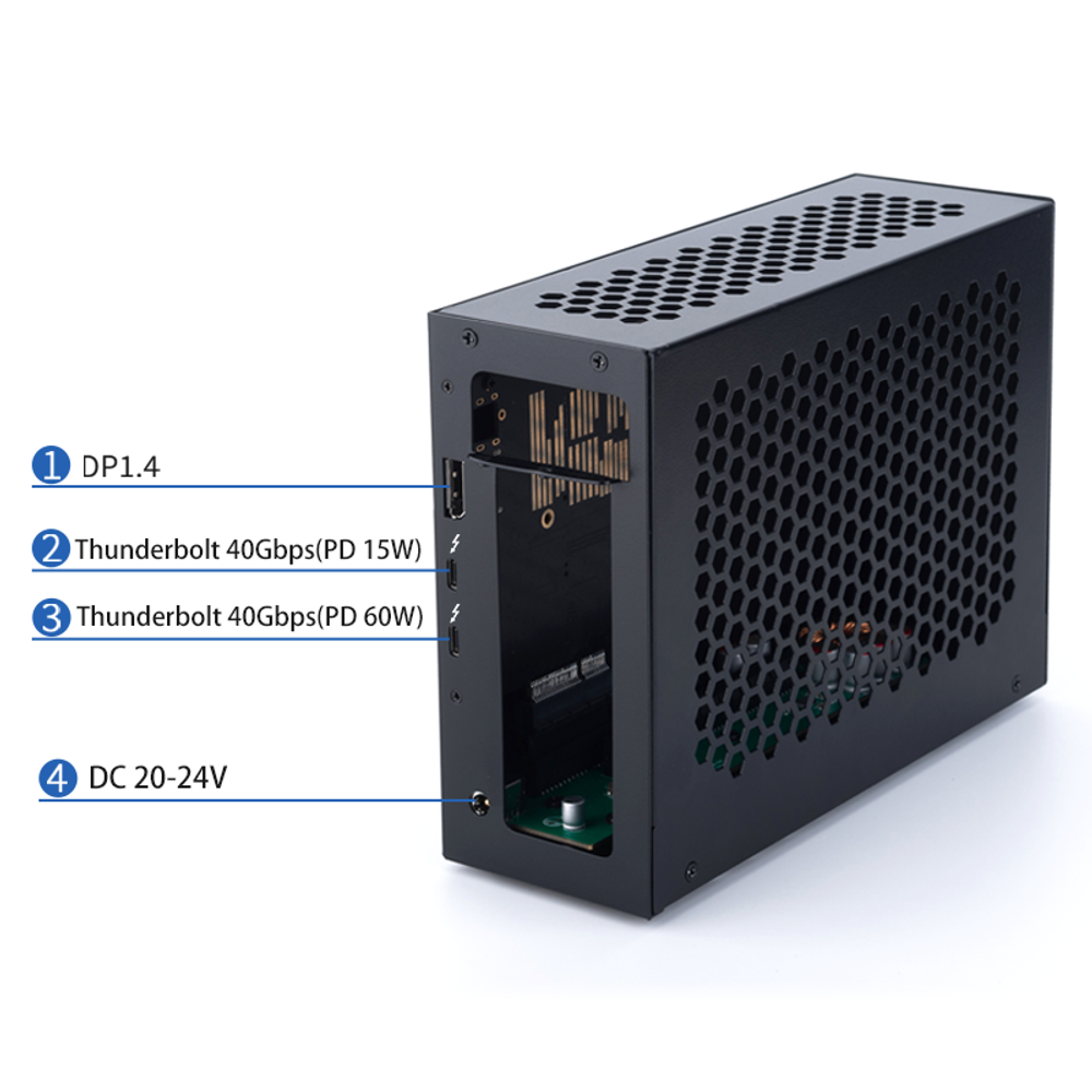 Внешний корпус для видеокарты Wikingoo T4K3 - 215 330W. EGPu. Thunderbolt 3/4.