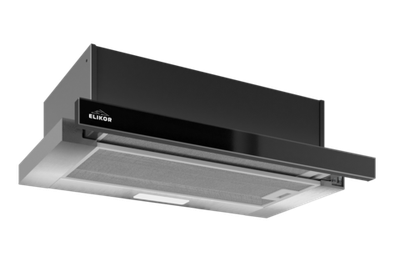 Elikor Интегра GLASS 60Н-400-В2Д нерж/стекло черное R