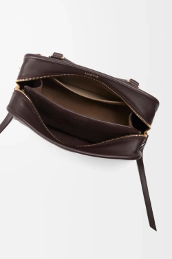 Loewe Маленькая сумка Amazona 180 из мягкой телячьей кожи, темно-каштановый