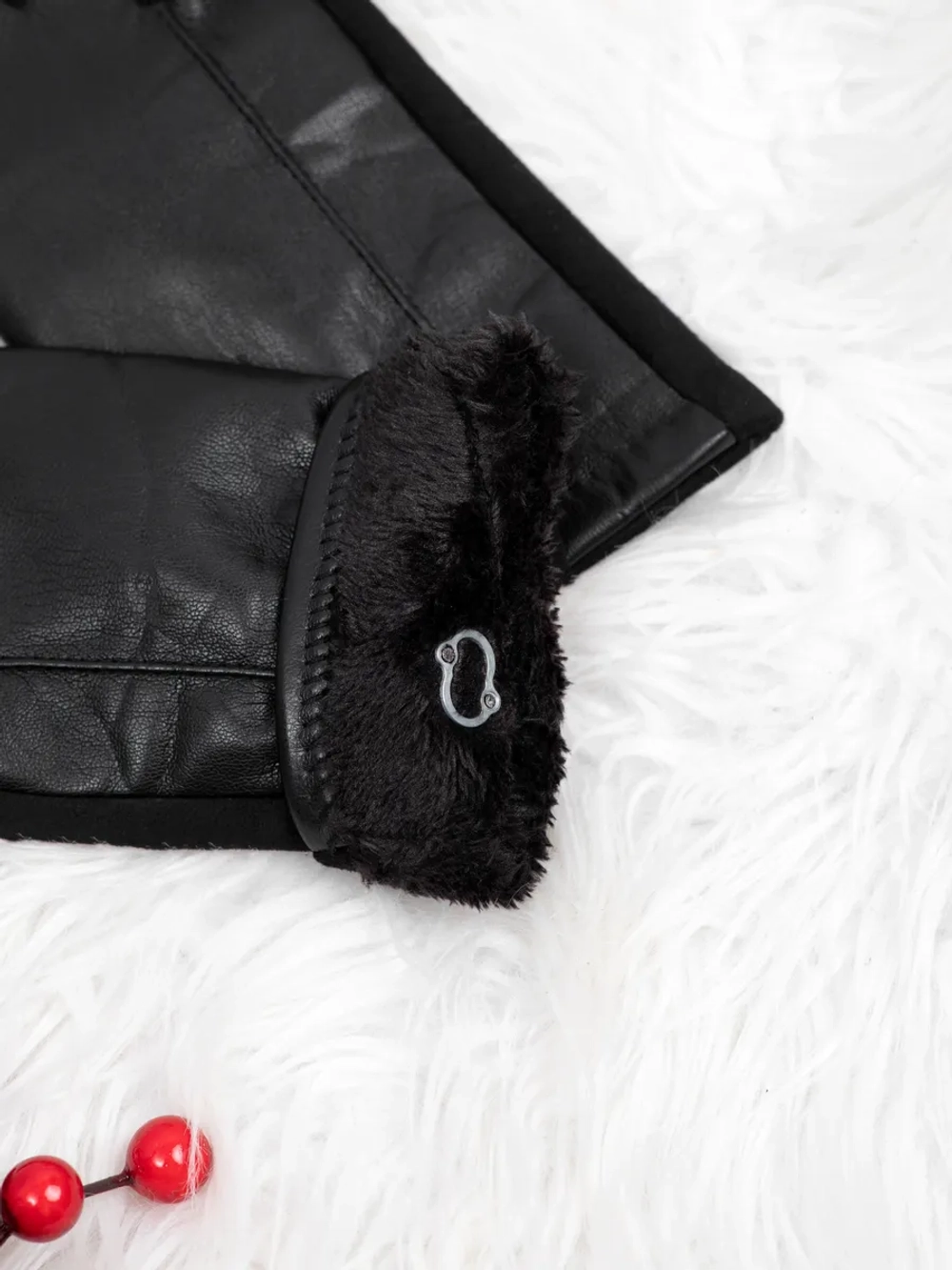 перчатки кожаные зимние теплые с подкладкой