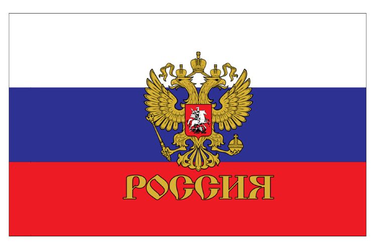 Флаг Россия Герб, Флажная Сетка 90*145