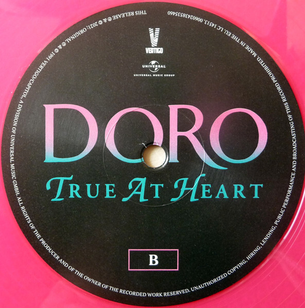 Doro / True At Heart (Coloured Vinyl)(2LP)