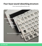 Клавиатура Royal Kludge RK-M75 K Silver switch/Taro milk