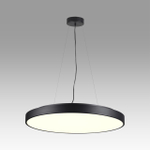 7758/92L MITRA LED SN 098 Светильник металл/акрил/черный LED 80Вт+12Вт(подсветка) 4000K D800 IP20 QUASAR