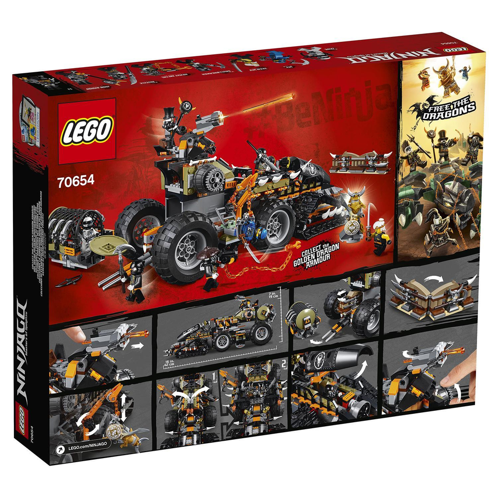 LEGO Ninjago: Стремительный странник 70654 — Dieselnaut — Лего Ниндзяго