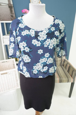 Платье Ici et Maintenant комбинированное 42 размер