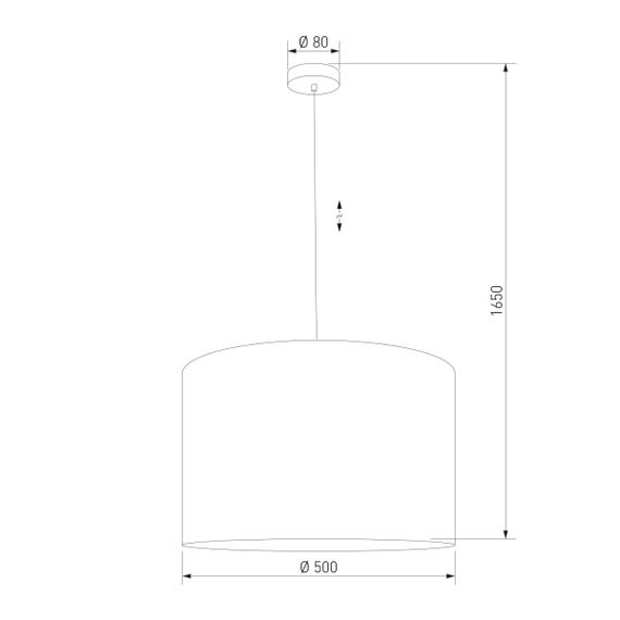 Подвесной светильник TK Lighting 11213 Vellum Sabia a072560