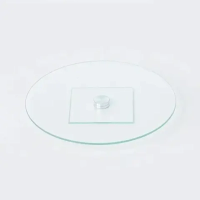 Блюдо стеклянное вращающееся 28см