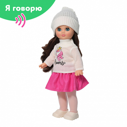 Кукла Герда Зимнее утро со звуковым устройством, 38 см