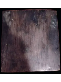 Антикварная икона " Богоматерь" цельнолитая медная металлопластика