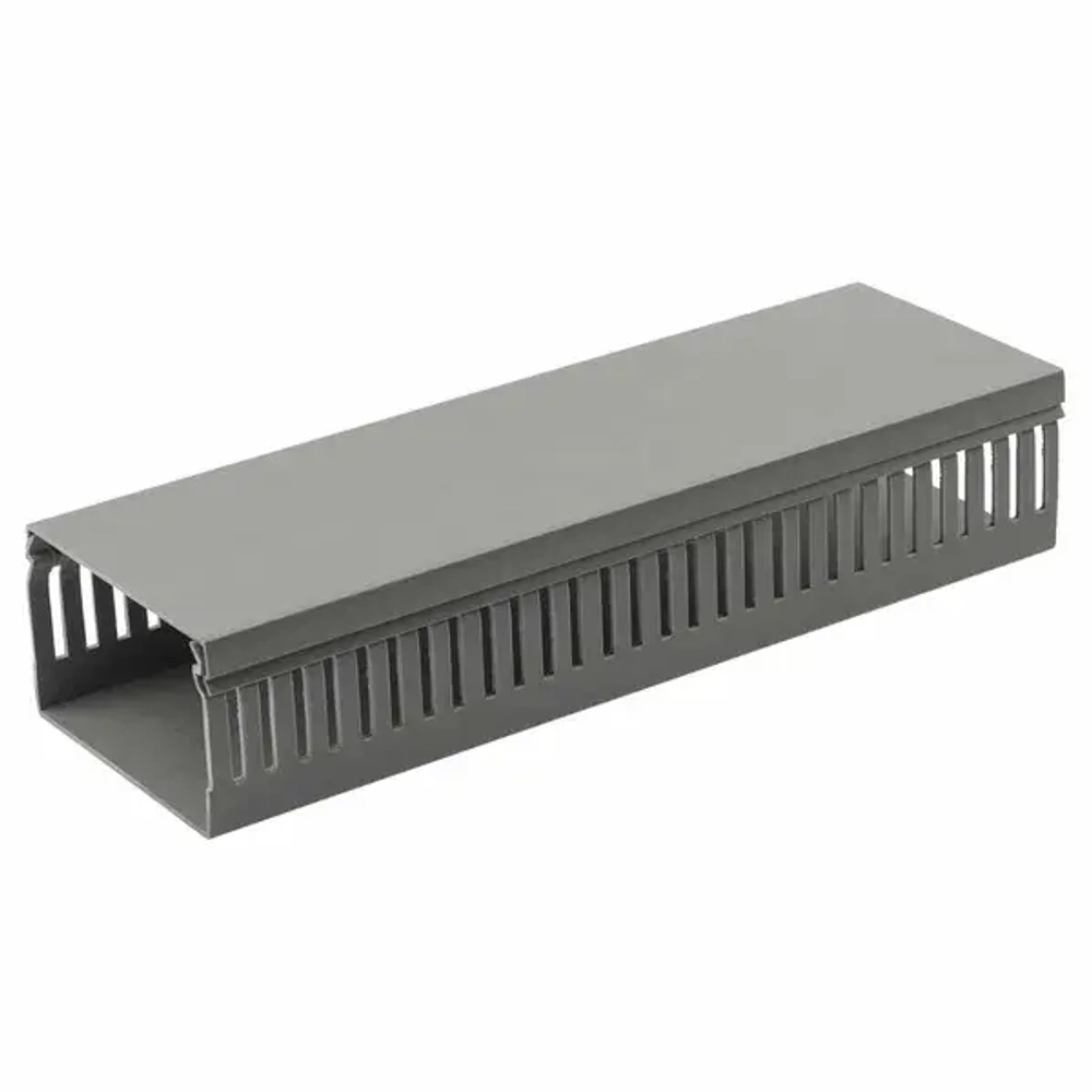 Кабель-канал перфорированный 80х60 ( высота 60мм ) ЭРА KK-80-60-PERF серый 16 м Б0050778