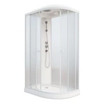 Душевая кабина Parly Effect EF1231R, ABS-пластик, серая, 120x80 см, правая