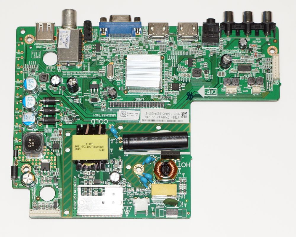 MSD3463-T4C1 mainboard телевизора Daewoo