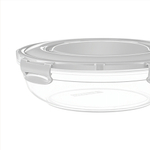 Контейнер воздухонепр. круглый прозрачный 1350 мл.