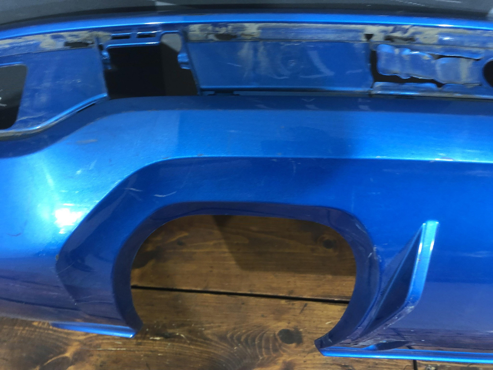 Юбка заднего бампера S-line Audi Q3 (8U) 14-18 Б/У Оригинал 8U0807521AQ