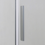 Душевой уголок Slim-U VSR-2SU9012CLB, 1200*900, м.черный, стекло прозрачное