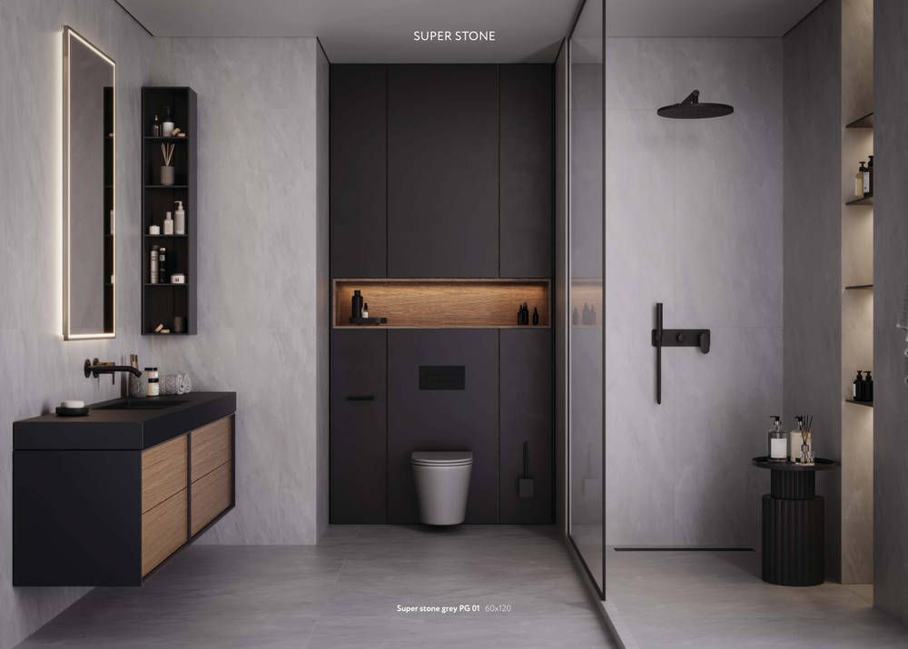 Super stone grey PG 01 600х1200 (1-й сорт)