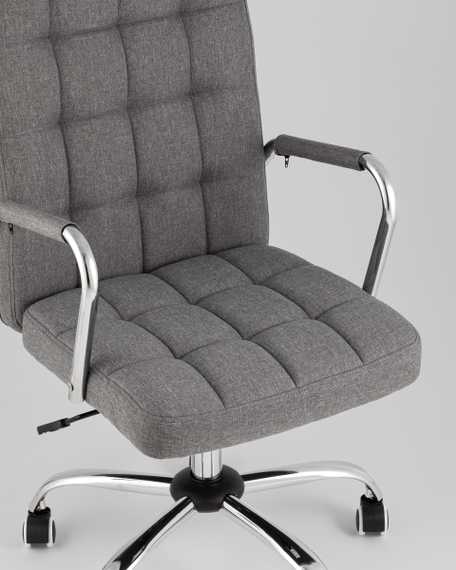 Компьютерное кресло офисное TopChairs Comfo серый