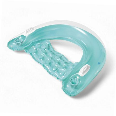 Кресло с держателями, цв. бирюзовый 152х99