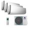 Мультисплит система на 3 комнаты Gree GWH09AGCXB-K6DNA4F/I (silver) x 2 + GWH12AGC-K6DNA4F/I (silver) / GWHD(24)NK6OO (LCLH)