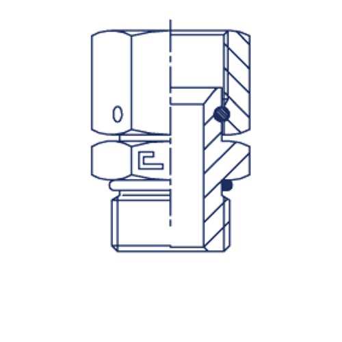Штуцер FNA JIC 1.1/16 - UNF 1.1/16