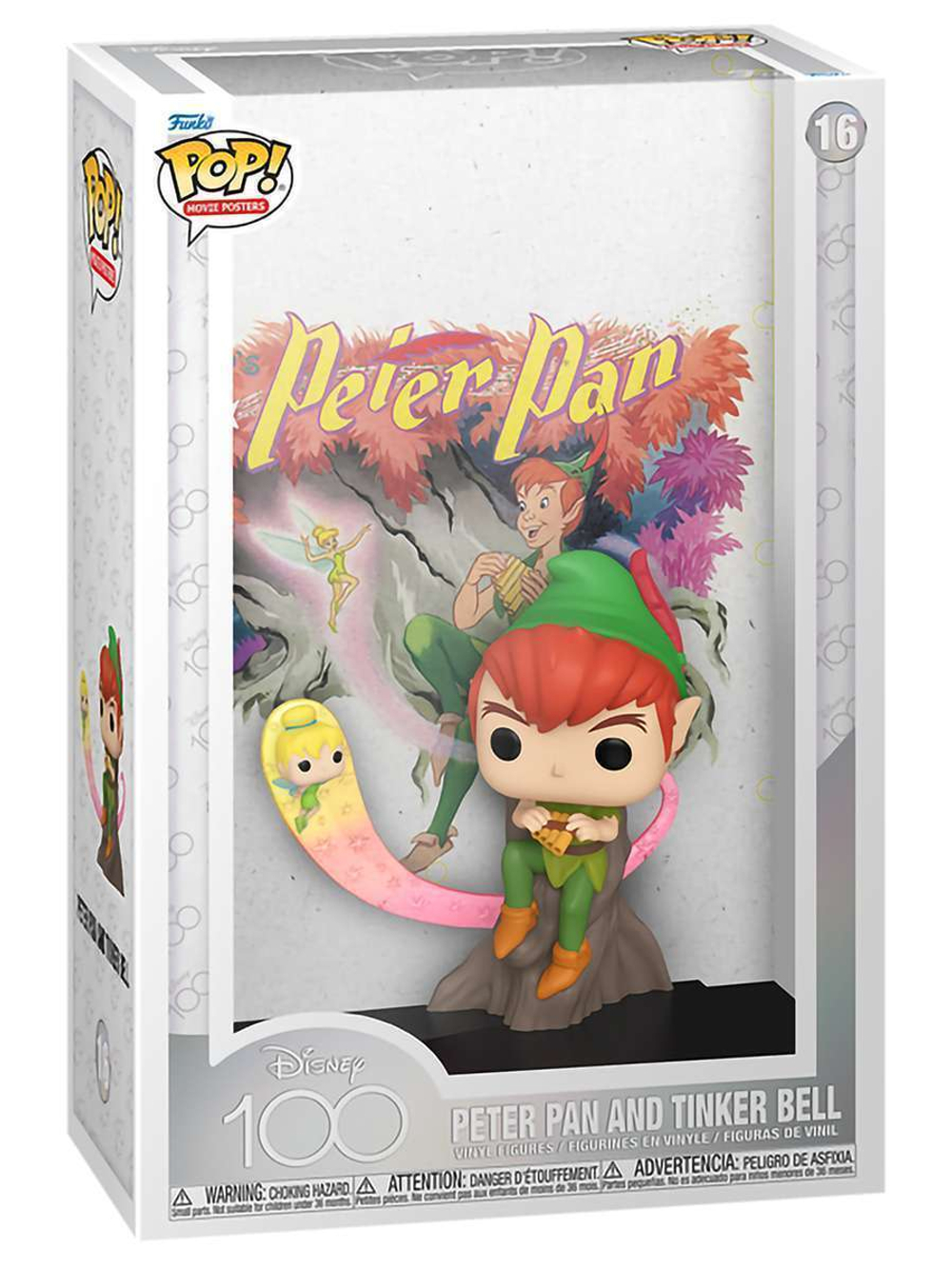 Фигурка Funko POP! Movie Posters Disney D100 Peter Pan and Tinker Bell (16) 70143
