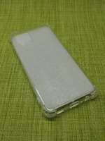 Samsung Galaxy M12 (SM-M127F) / Чехол (накладка-бампер) с защитой углов противоударный (прозрачный)