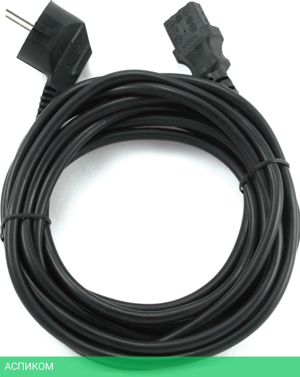 Кабель питания Cablexpert PC-186-VDE-5M черный