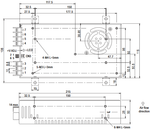 Преобразователь DC-DC модульный Mean Well SD-500L-48