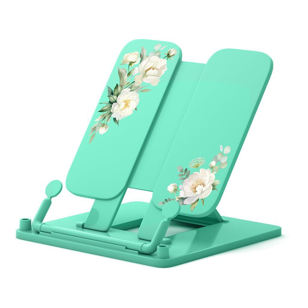 Подставка для книг пластиковая зеленая "Pastel Bloom" (ErichKrause )