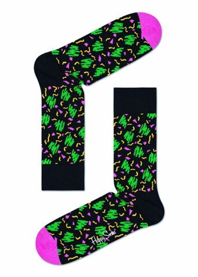 Носки унисекс Sketch Sock с росчерками (Размер: 29) (Цвет: черный)