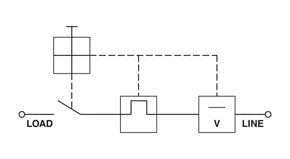 0916603 - UT 6-TMC M 0,5A - Термомагнитный защитный выключатель