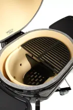 Керамический угольный гриль Primo Oval 300 (Family) All-In-One, 38х56 см, с ножками и столиками