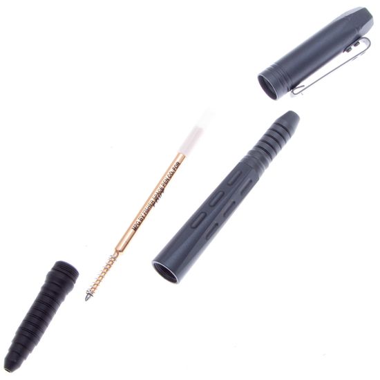 Ручка тактическая CRKT Tao Pen 2 Gray Aluminium