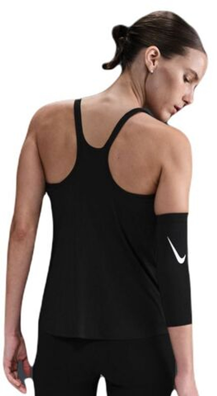 Женский теннисный топ Nike One Classic Dri-FIT Strappy Tank - черный/белый
