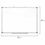 Доска магнитно-маркерная 60х90 см, алюминиевая рамка, BRAUBERG "Extra", 237554