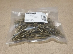 Саморез по дереву желтый цинк, крупная резьба гипсокартон-дерево 4,2х70, 700 шт, KF000134