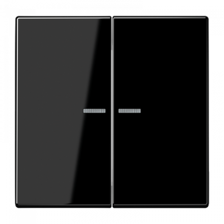 JUNG LS 990 Черная Клавиша 2-ая с/п, арт.LS995KO5SW