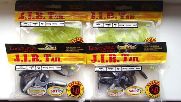 Окуневое лакомство Lucky John Pro Series J.I.B. Tail