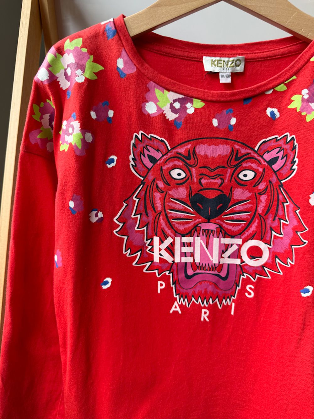 Хлопковый лонгслив Kenzo, 128
